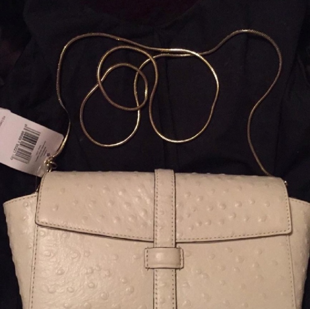 Kate Spade Riverside Ostrich Clutch/Crossbody♤ - Picture 6 of 8